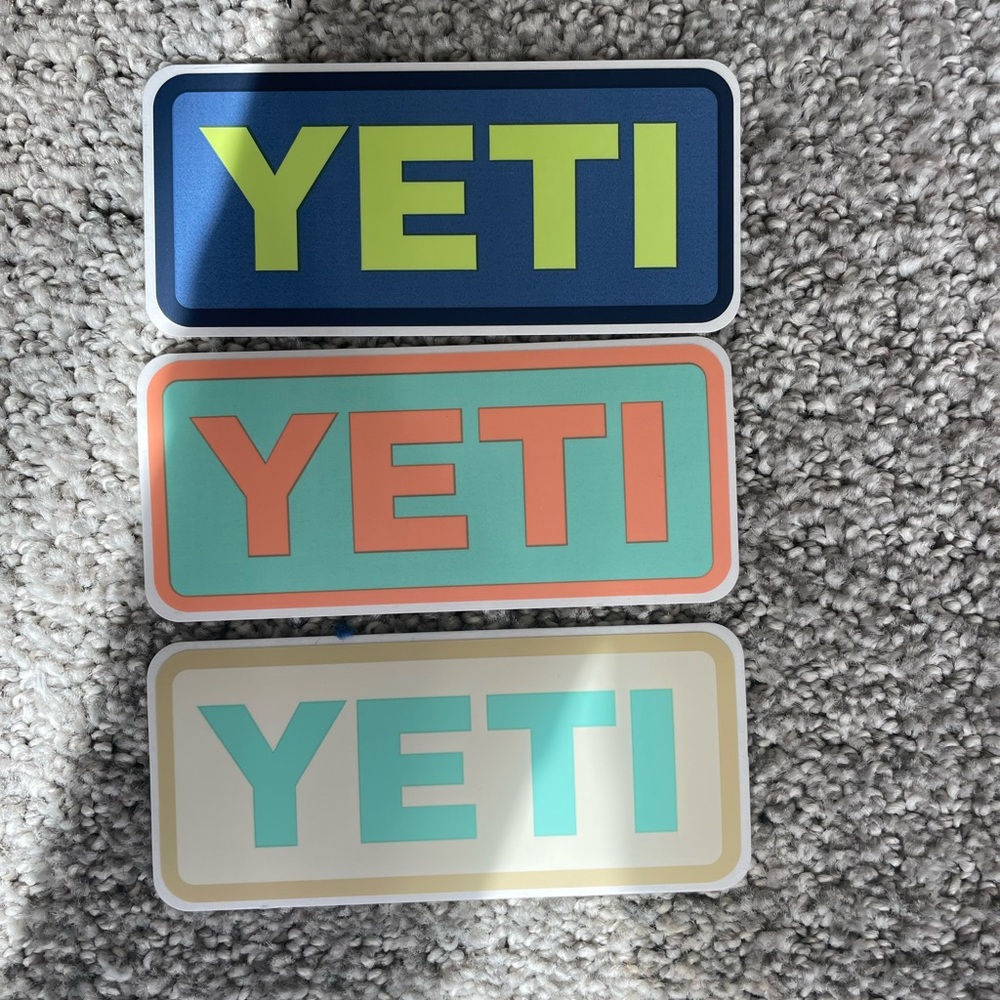 Yeti Brand Stickers